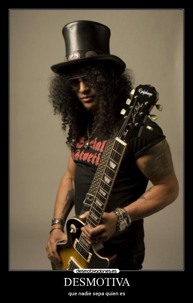 DESMOTIVA - que nadie sepa quien es