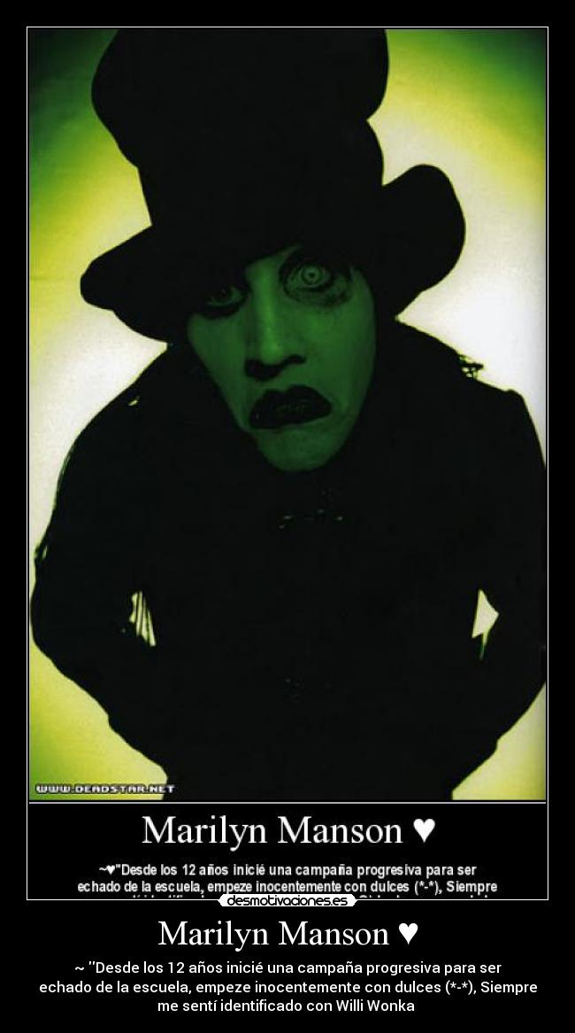 carteles marilyn manson desmotivaciones