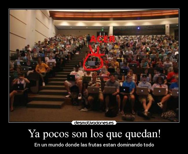 Ya pocos son los que quedan! - En un mundo donde las frutas estan dominando todo