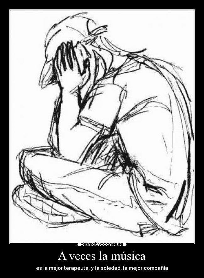 A veces la música -