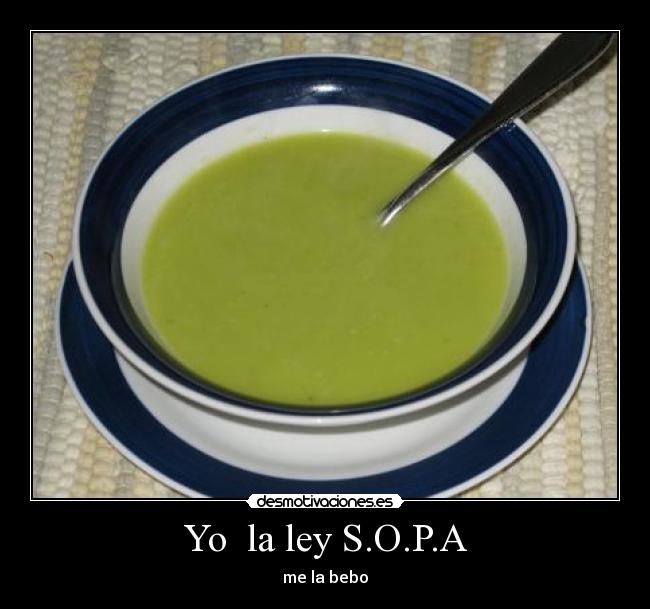 Yo la ley S.O.P.A -