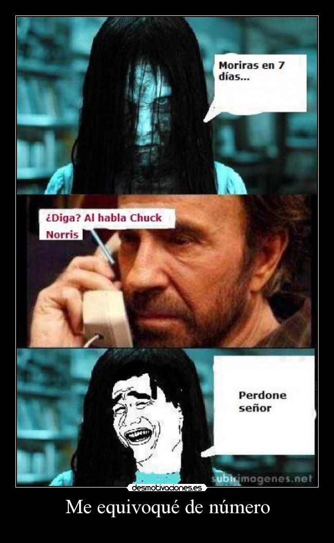 Me equivoqué de número -