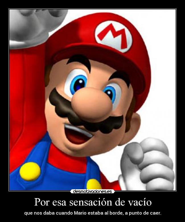 Por esa sensación de vacío - 