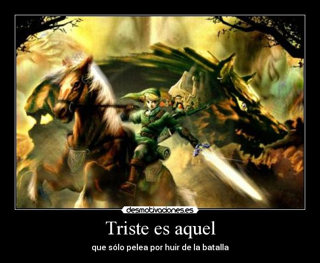 carteles quiennosabes link lobo epona midna zelda zant twilightprincess thelegendofzelda desmotivaciones