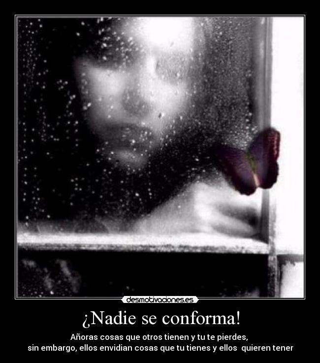 ¿Nadie se conforma! - 