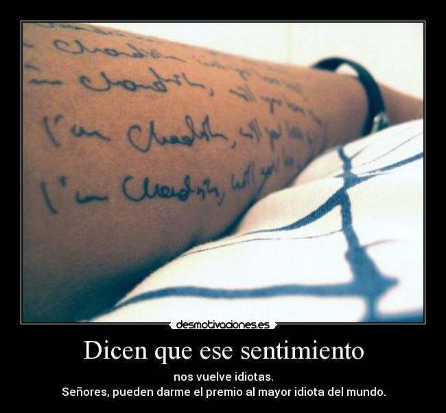 Dicen que ese sentimiento - 