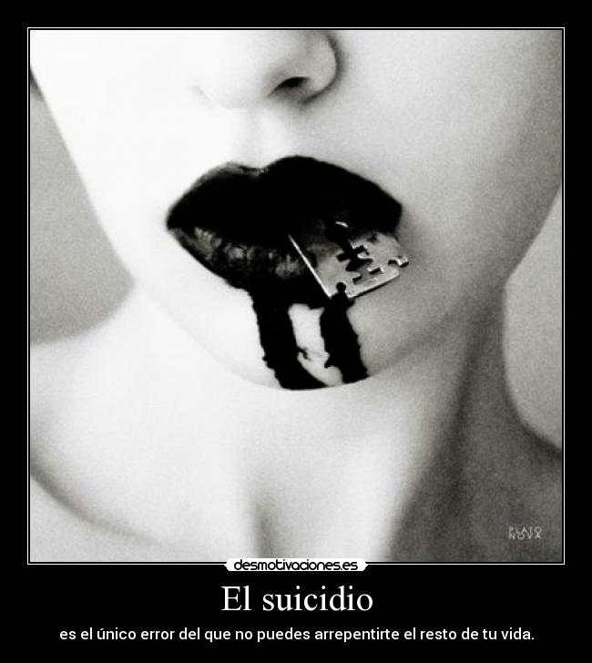 carteles suicidio desmotivaciones