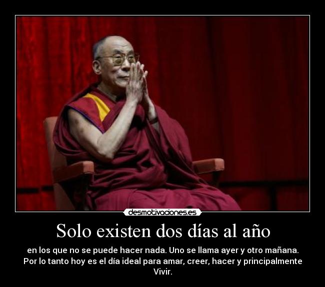 Solo existen dos días al año - 