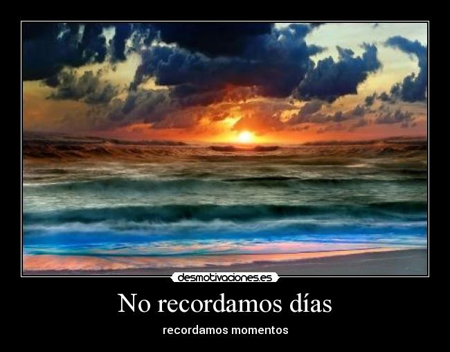No recordamos días -