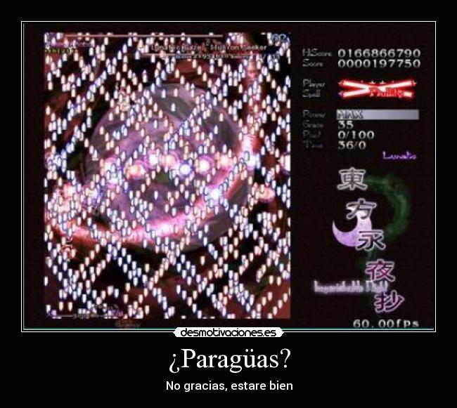 ¿Paragüas? - No gracias, estare bien