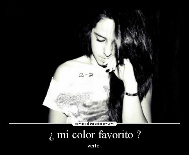¿ mi color favorito ? -