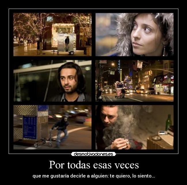 Por todas esas veces -