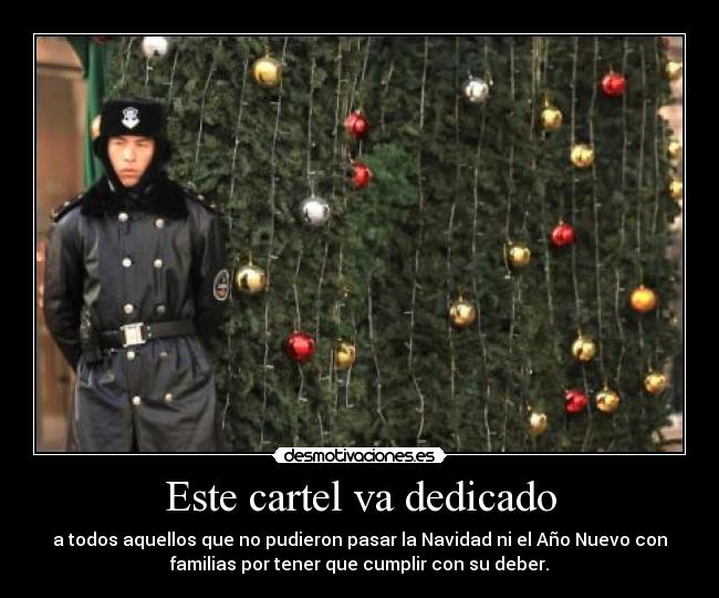 Este cartel va dedicado -