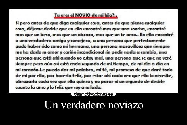Un verdadero noviazo - 