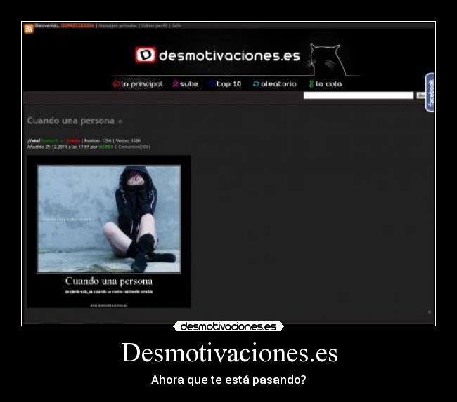 Desmotivaciones.es - Ahora que te está pasando?