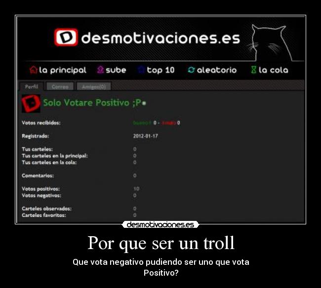 Por que ser un troll -
