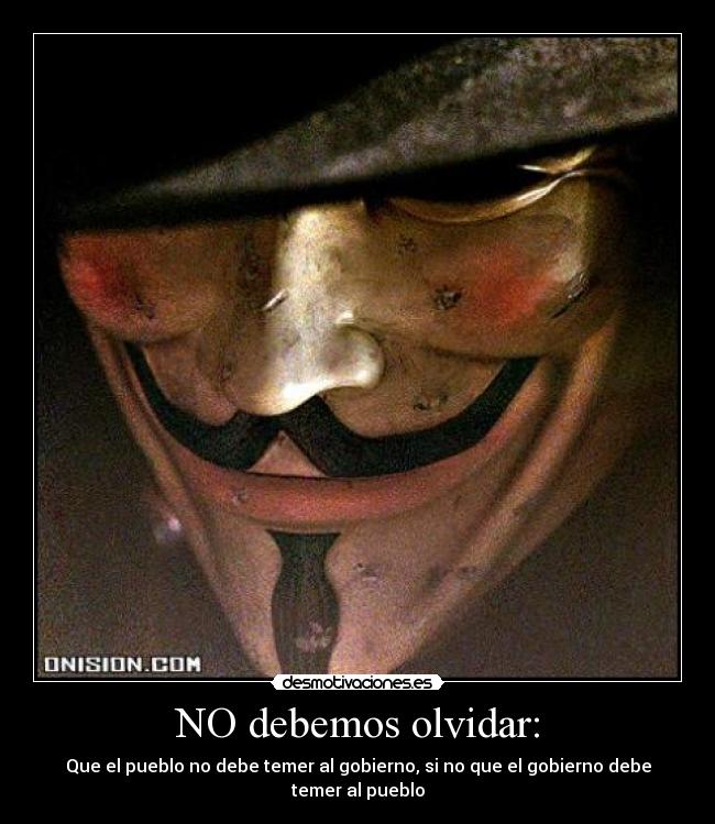 NO debemos olvidar: - 