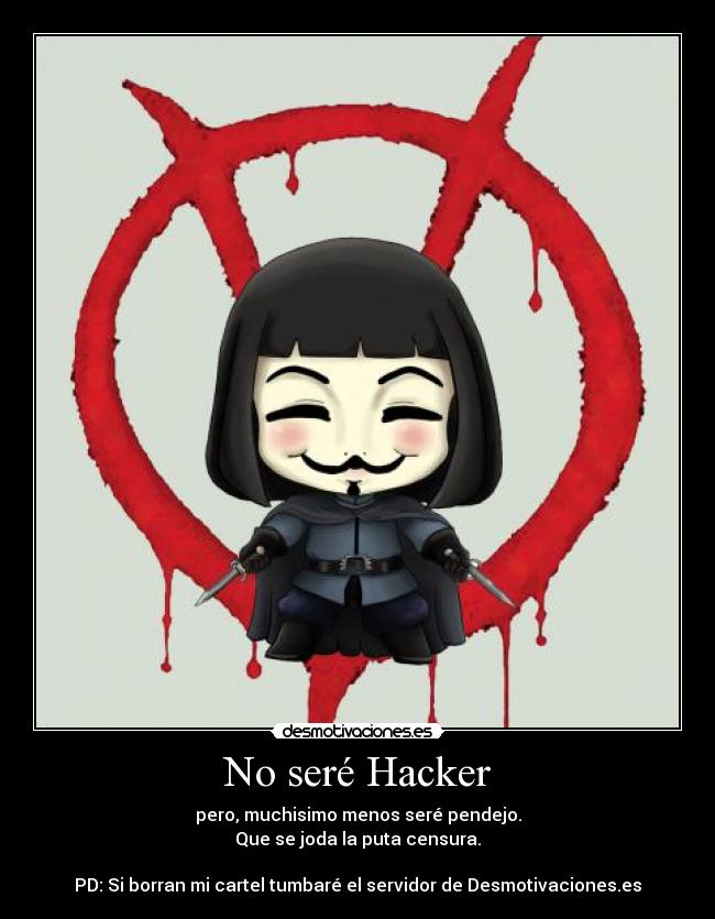 No seré Hacker -