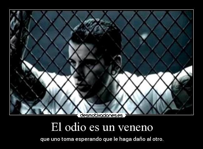 carteles odio odio veneno leocuervo760 belteamo desmotivaciones
