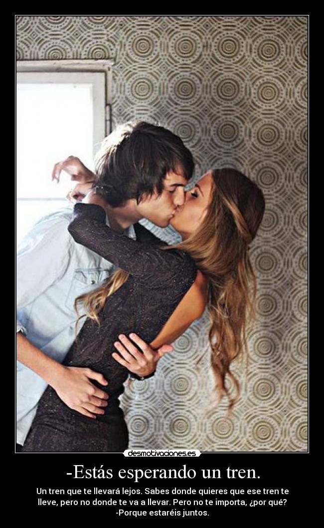 carteles tren lejos llevar juntos desmotivaciones