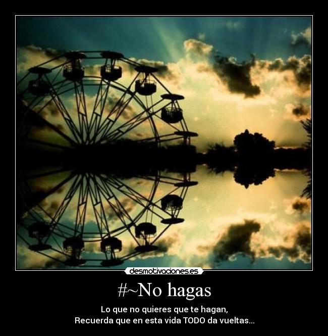 #~No hagas -
