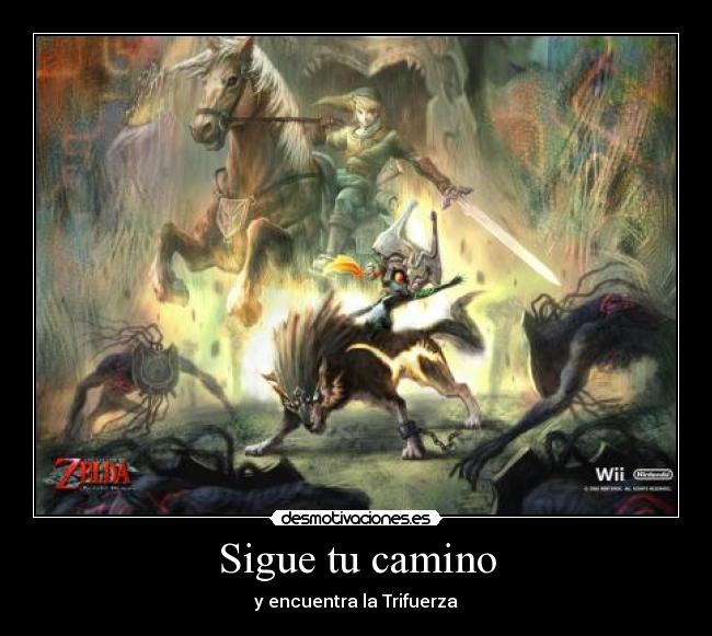 carteles zelda desmotivaciones