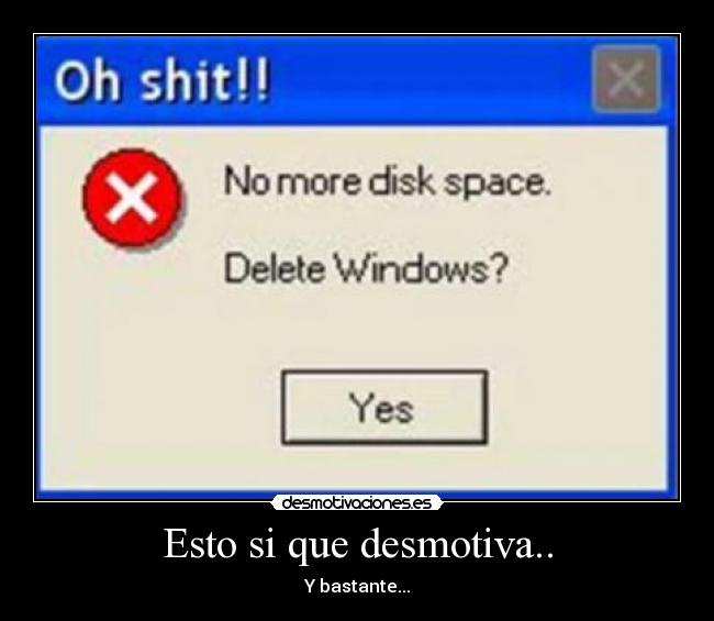 carteles desmotivacion maxima error windows desmotivaciones