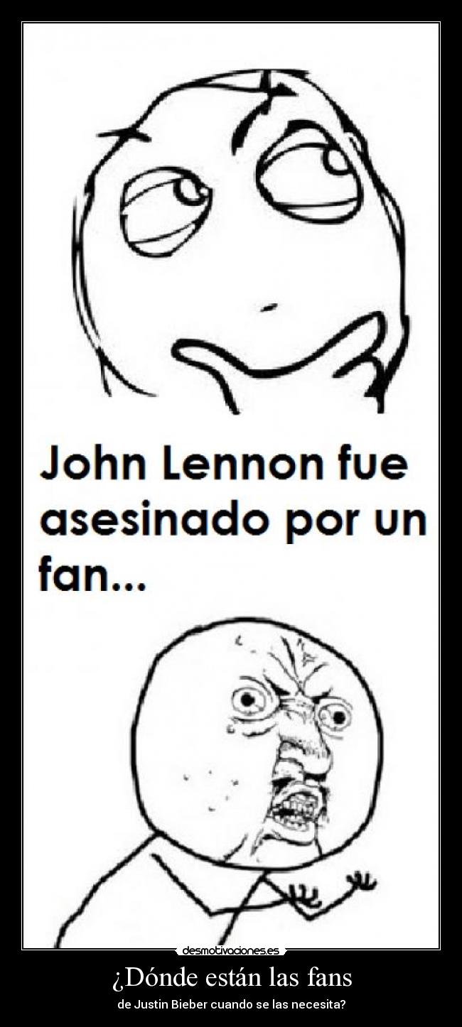 ¿Dónde están las fans -