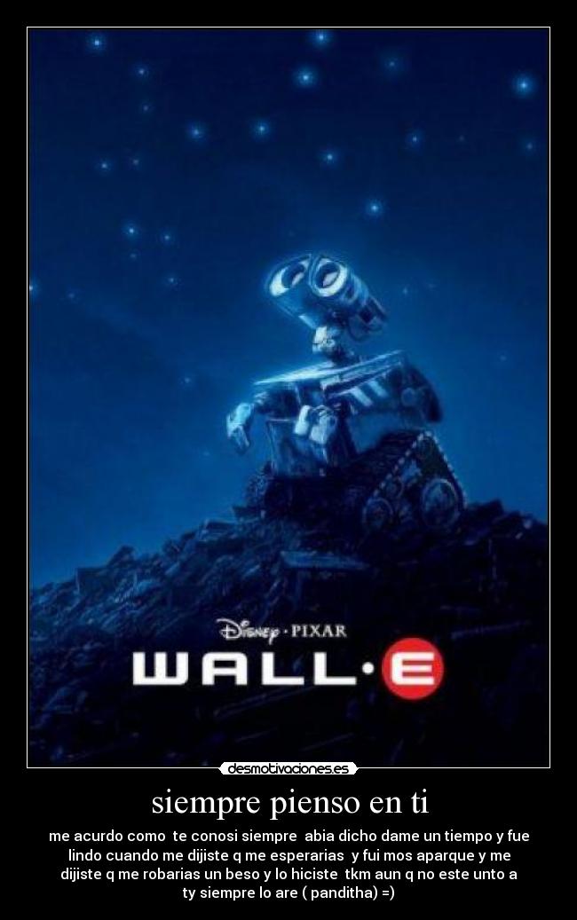 siempre pienso en ti -