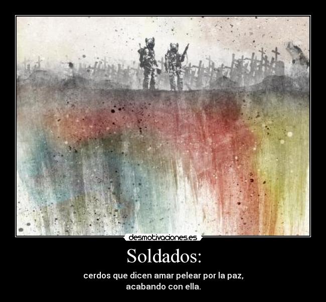 carteles guerra desmotivaciones