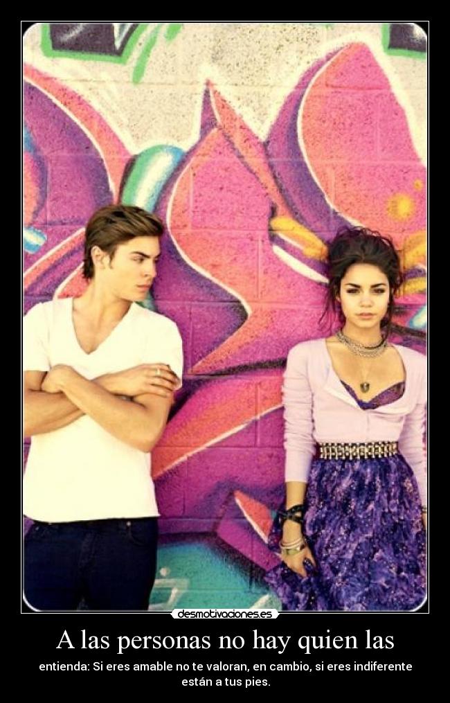 A las personas no hay quien las - 