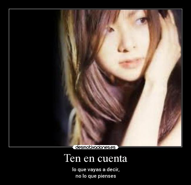 Ten en cuenta -