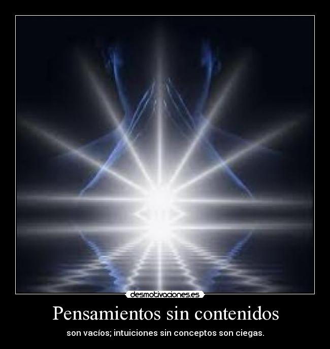Pensamientos sin contenidos - 