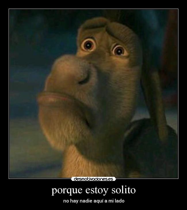 porque estoy solito -