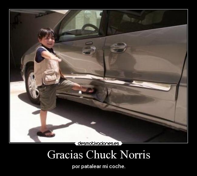 Gracias Chuck Norris -