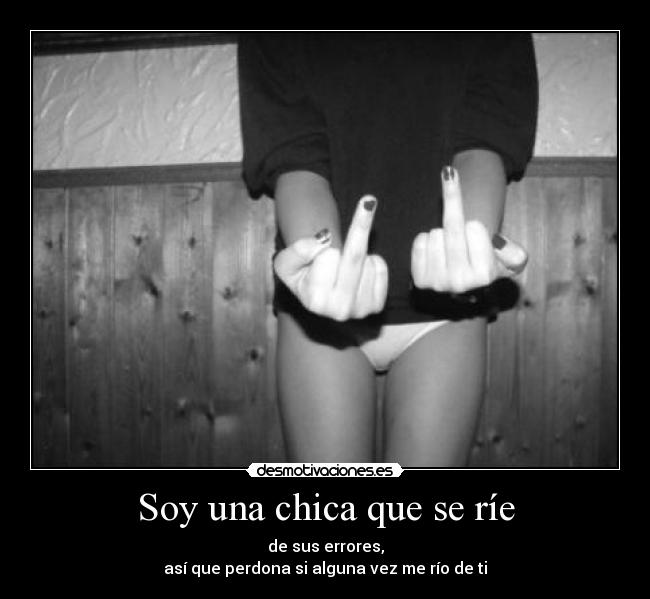 Soy una chica que se ríe -