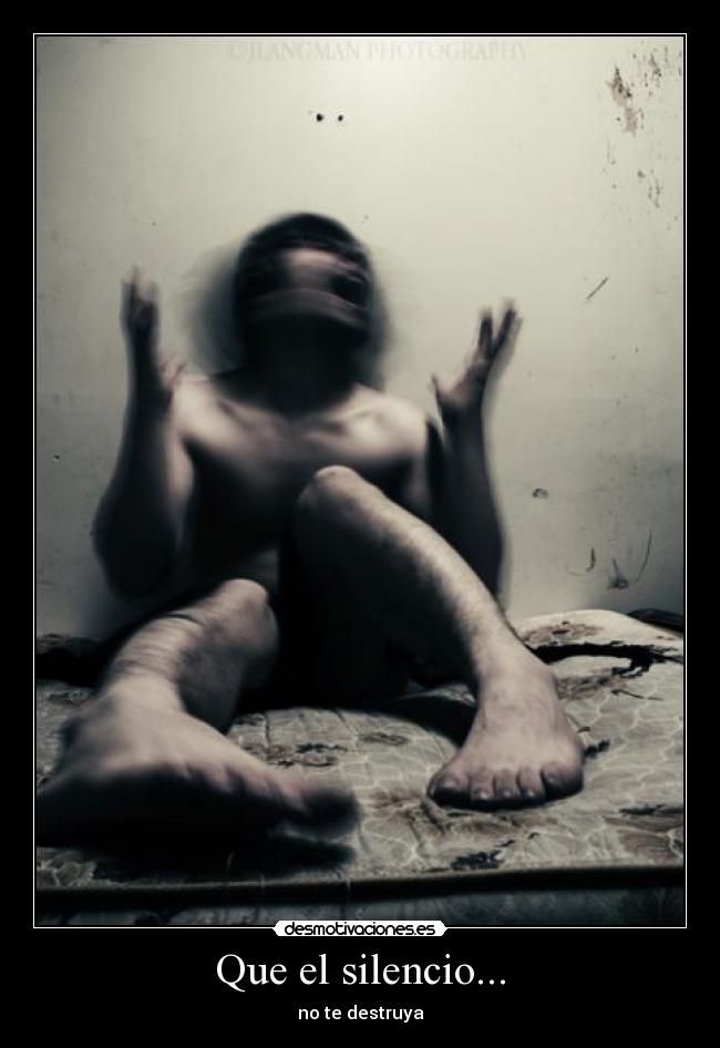 carteles silencio silence desmotivaciones