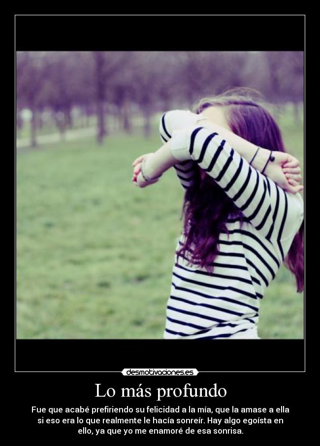 Lo más profundo -