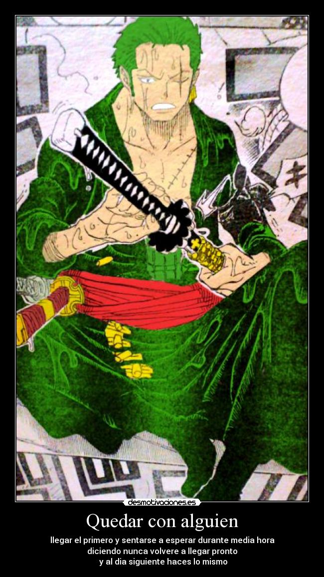 carteles mugiwarax one piece zoro primero este cartel para catalunya aburro desmotivaciones