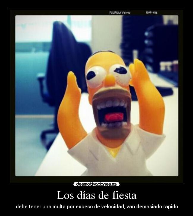 carteles fiesta desmotivaciones