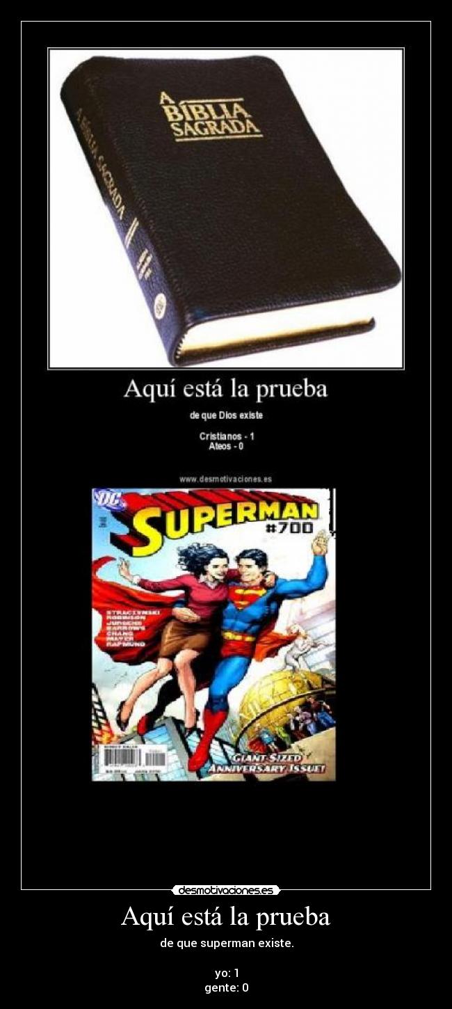 Aquí está la prueba - 