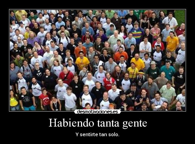 Habiendo tanta gente - 