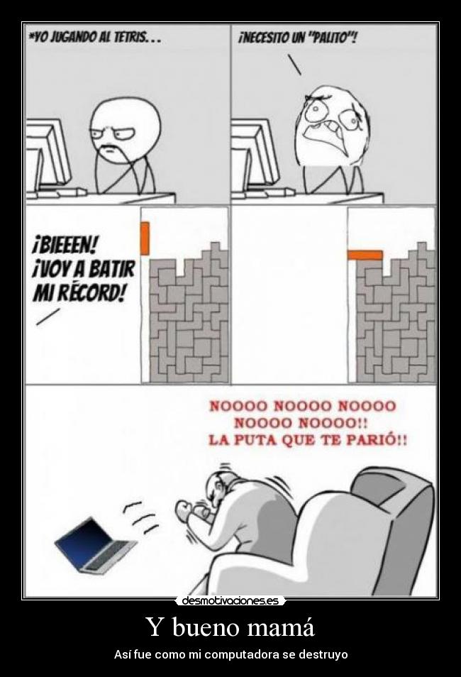 carteles computadora rota desmotivaciones