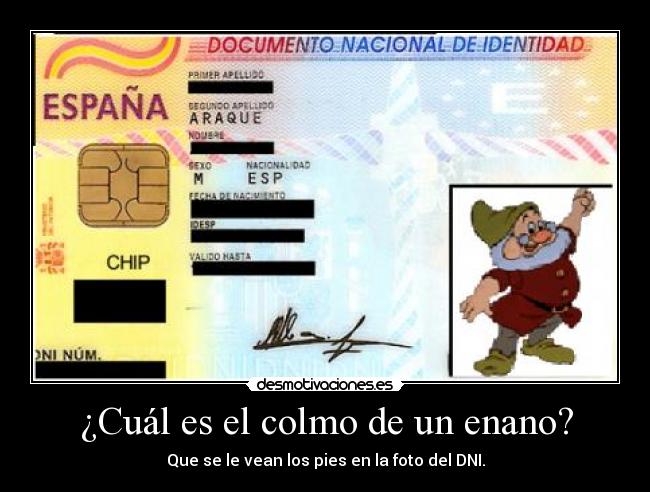 ¿Cuál es el colmo de un enano? - 