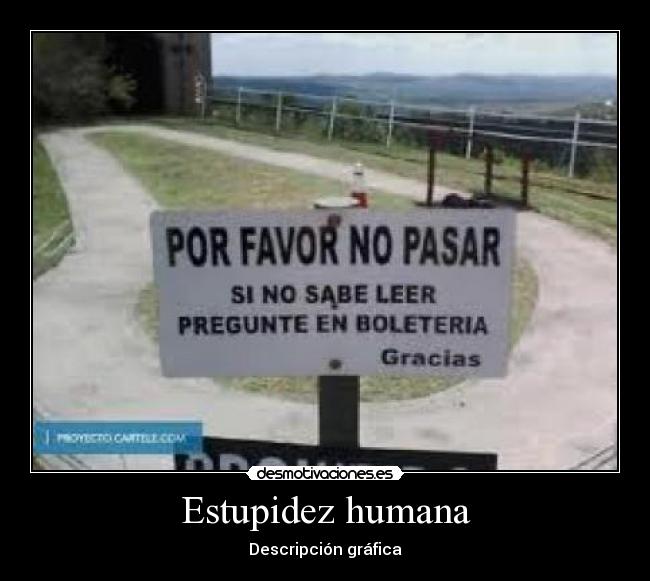 Estupidez humana -