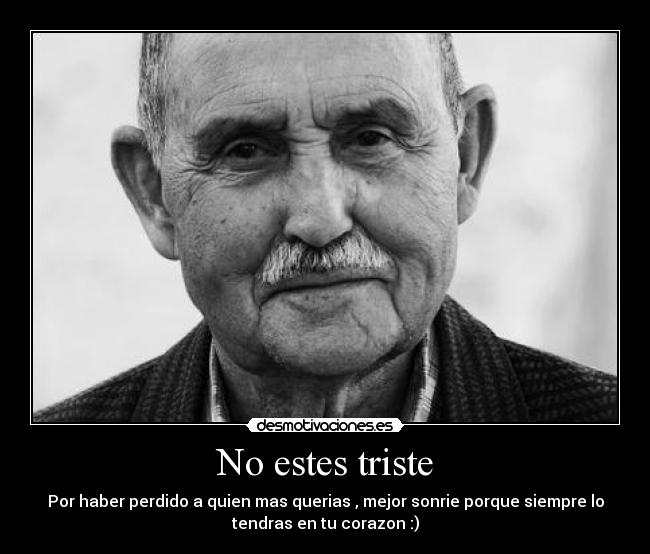 No estes triste -