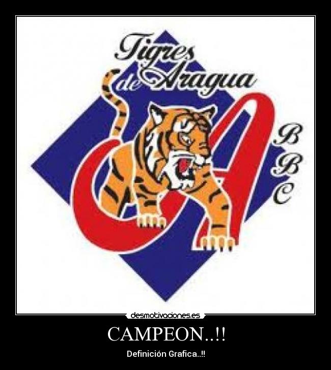 CAMPEON..!! - Definición Grafica..!!