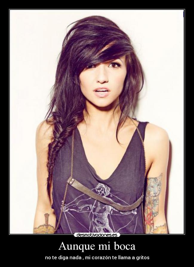 Aunque mi boca - no te diga nada , mi corazón te llama a gritos