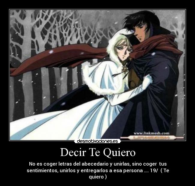 Decir Te Quiero -