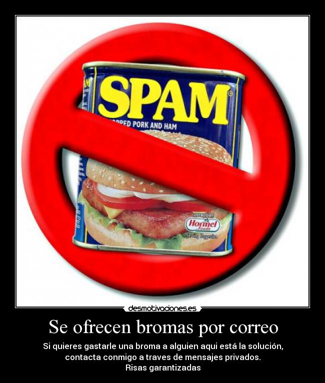 carteles bromas correo risas spam desmotivaciones